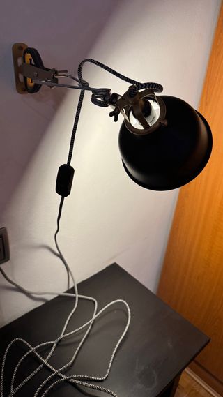 2 Lámparas Negras RANARP Ikea