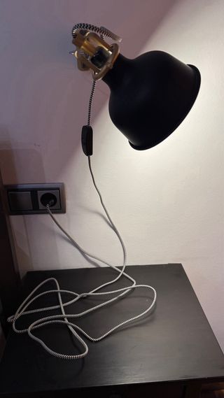 2 Lámparas Negras RANARP Ikea
