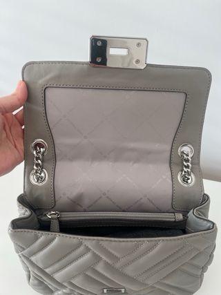 Bolso Michael Kors Piel Acolchado Gris