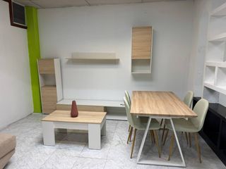 Mesa de Centro y Mesa Comedor 4 Sillas