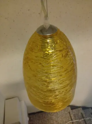 Lampada a sospensione Silvenlight in vetro