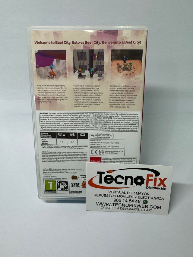 Gang Beasts Nintendo Switch