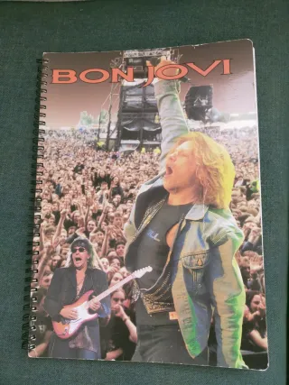 Cuaderno Vintage Bon Jovi