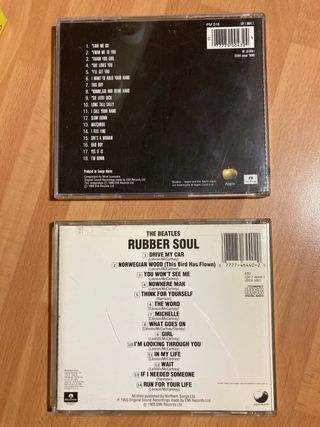 2 CDs The Beatles:Rubber Soul y Past Masters Vol.1