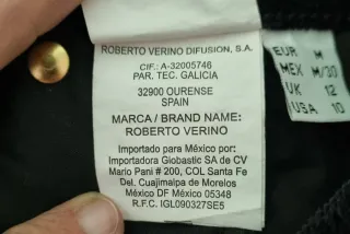 Pantalones Roberto Verino negros con estampado