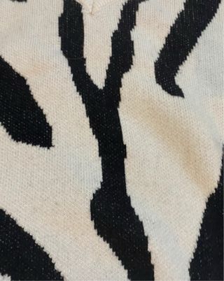 Jersey con estampado cebra