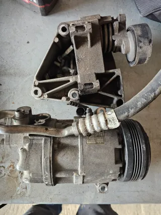 Compresor y Soporte Aire Acondicionado BMW