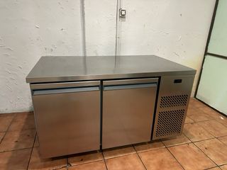 Bajo mostrador 2 puertas acero inoxidable