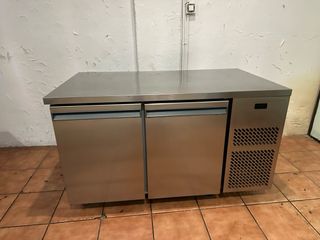 Bajo mostrador 2 puertas acero inoxidable