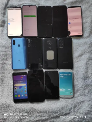 Lote móviles para reparar o piezas vendo