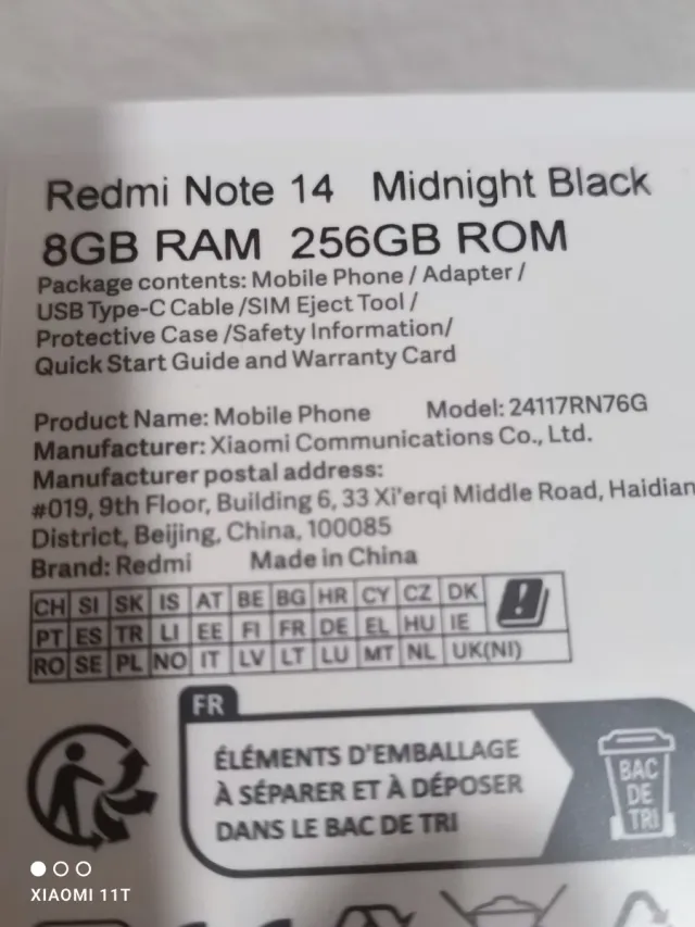 Xiaomi Redmi Note 14
