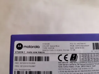 Motorola One Macro, Tripla fotocamera