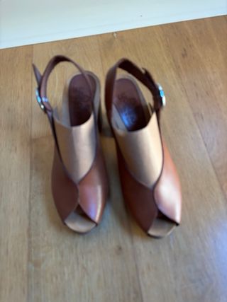 Sandalias Yokono Piel Marrones Talla 36