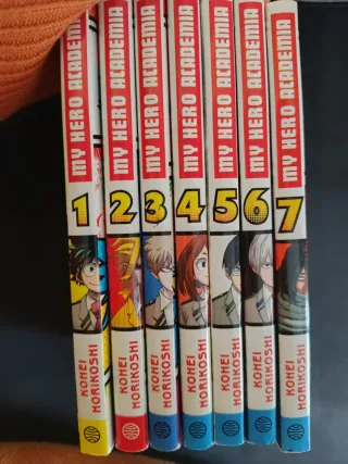 Lote Cómics 1-7 My Hero Academia