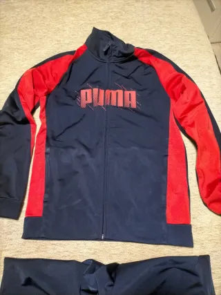 Chándal Puma Azul Marino y Rojo