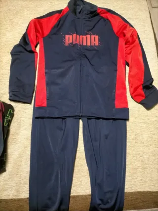 Chándal Puma Azul Marino y Rojo