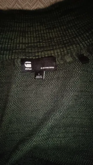 Chaqueta G-Star RAW cremallera verde