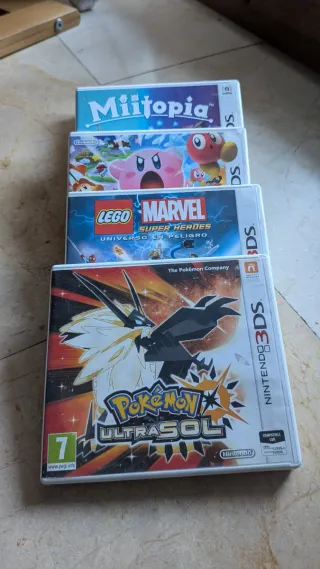 Lote 4 Videojuegos Nintendo 3DS