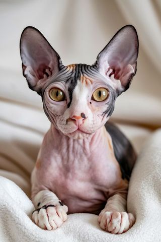 Quadro gatto Sphynx personalizzabile