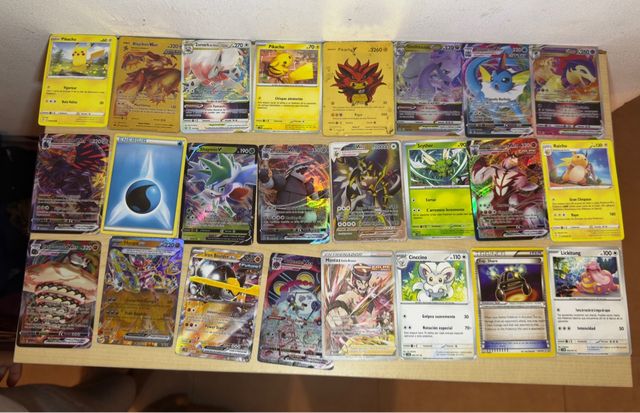 Mazo de cartas Pokémon escucho ofertas