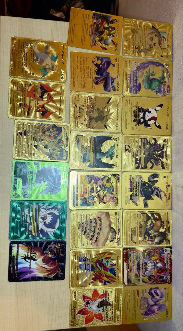 Mazo de cartas Pokémon escucho ofertas