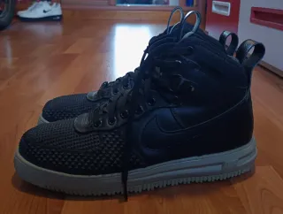 Nike Lunar Force 1 Duckboot Negro/Gris