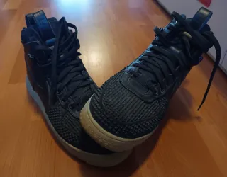 Nike Lunar Force 1 Duckboot Negro/Gris