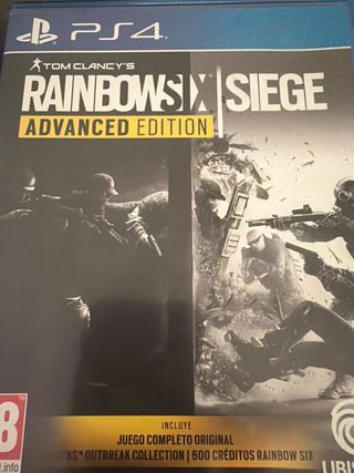 1- Rainbow Six Siege Advanced 1- owerwatch 2x1