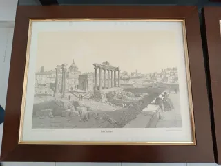 Set 4 Cuadros Antiguos Roma