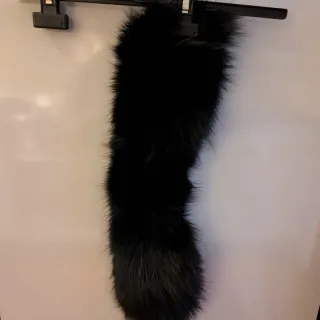 Collo pelliccia nero