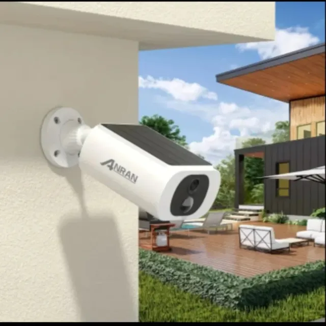 2 Telecamere di Sicurezza Solari Wifi con 128GB