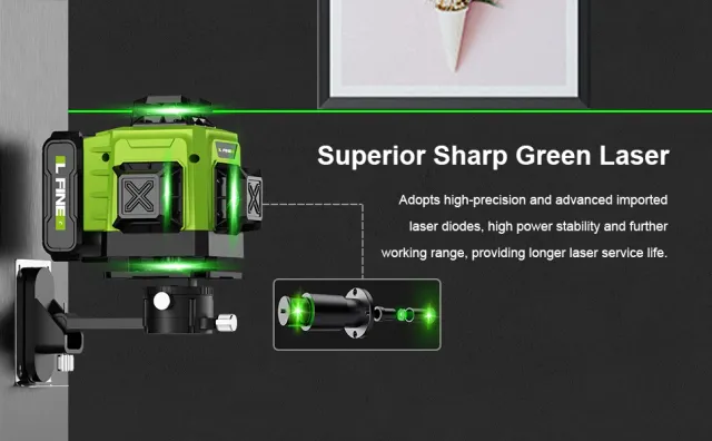 Nivel Láser 16 Líneas L-Fine