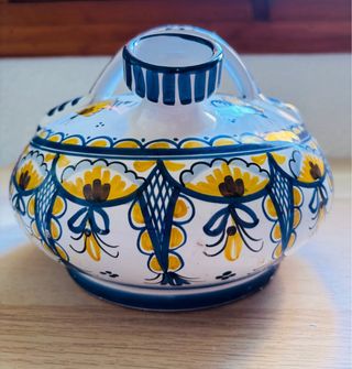 Antigua Cerámica Firmada Alonso El Puente.