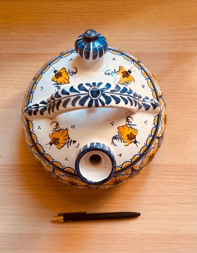 Antigua Cerámica Firmada Alonso El Puente.