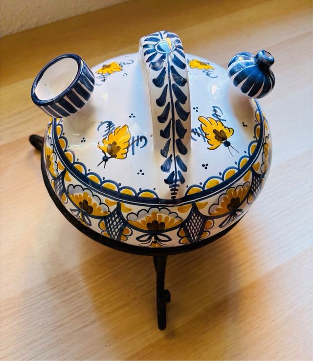 Antigua Cerámica Firmada Alonso El Puente.