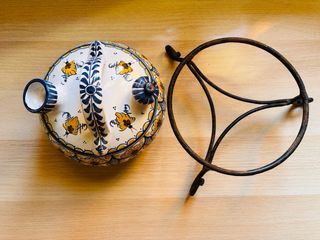 Antigua Cerámica Firmada Alonso El Puente.