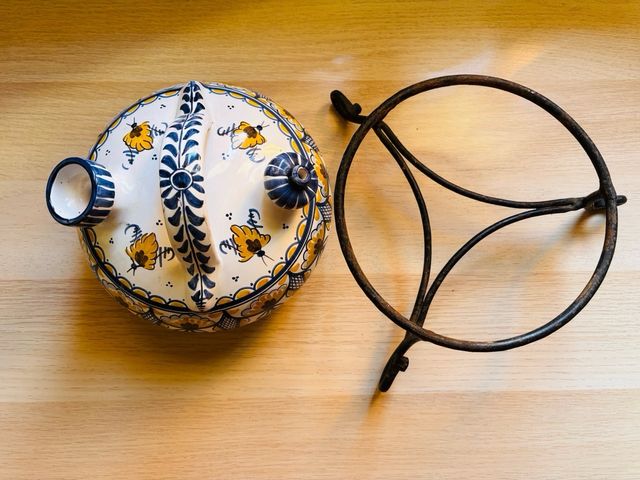 Antigua Cerámica Firmada Alonso El Puente.