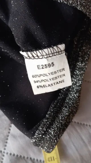 Vestido fiesta Brigitte plateado talla L