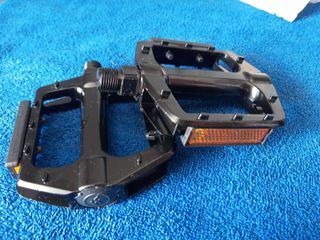 Pedales de bicicleta metal rosca universal