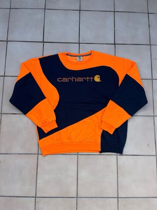 Sudadera Carhartt Naranja y Negra