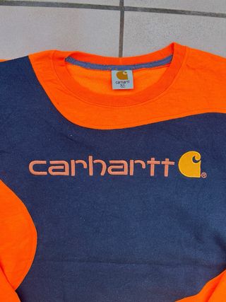 Sudadera Carhartt Naranja y Negra