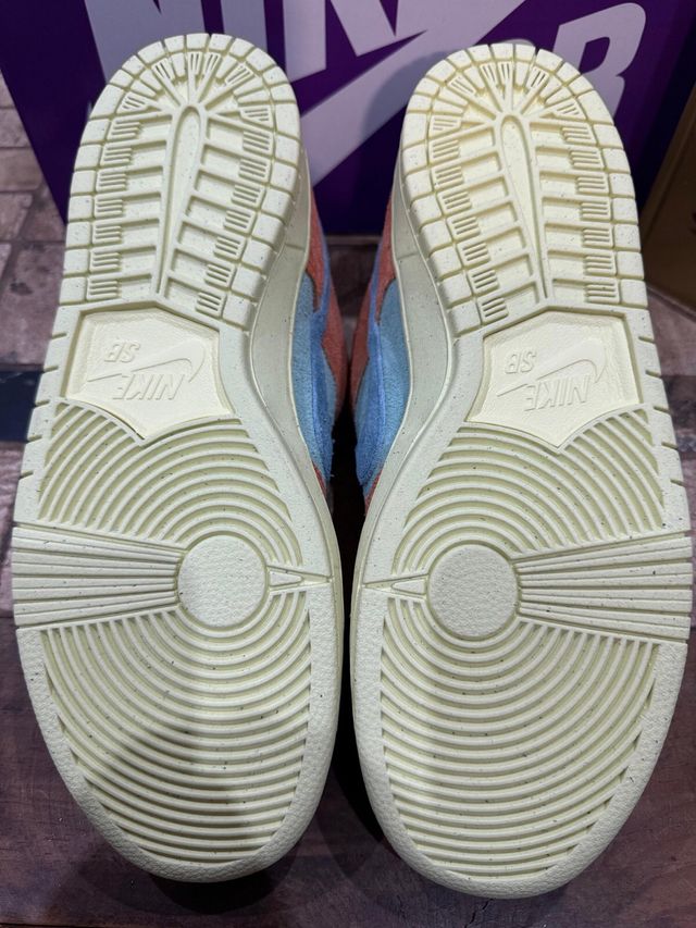 Nike SB Dunk Low Pro PRM Orange/Noise Aqua