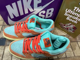 Nike SB Dunk Low Pro PRM Orange/Noise Aqua