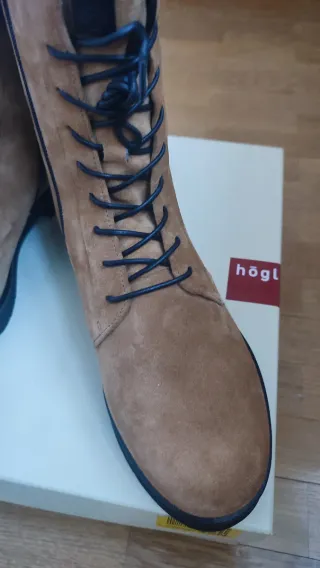 Botines Hogl Mujer Talla 37 Beige/Marrón