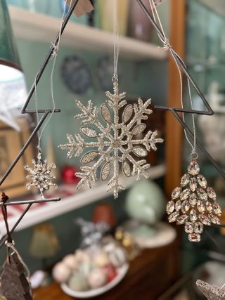 Decorazioni Natalizie Fiocco Neve e Albero