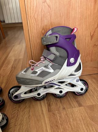 Patines en línea Oxelo con protecciones