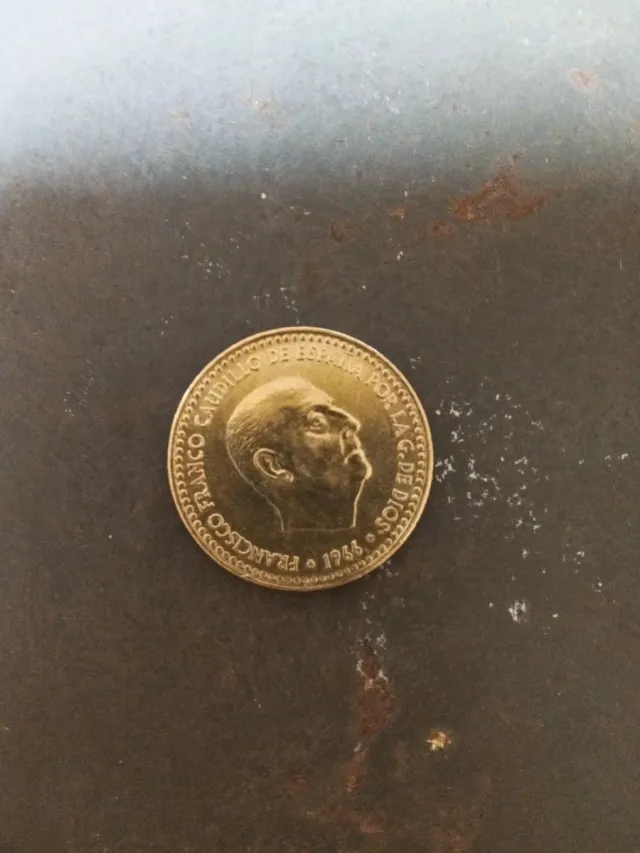 Moneda 1 Peseta 1966 Francisco Franco
