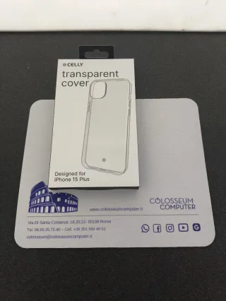 Cover trasparente Celly per iPhone 15 Plus