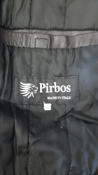 Giacca in pelle imbottita