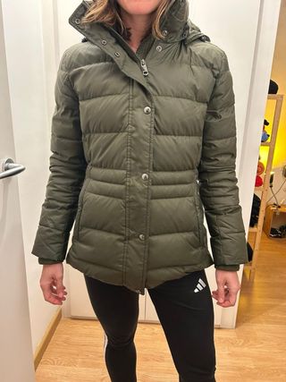 Abrigo plumífero Tommy Hilfiger verde oliva